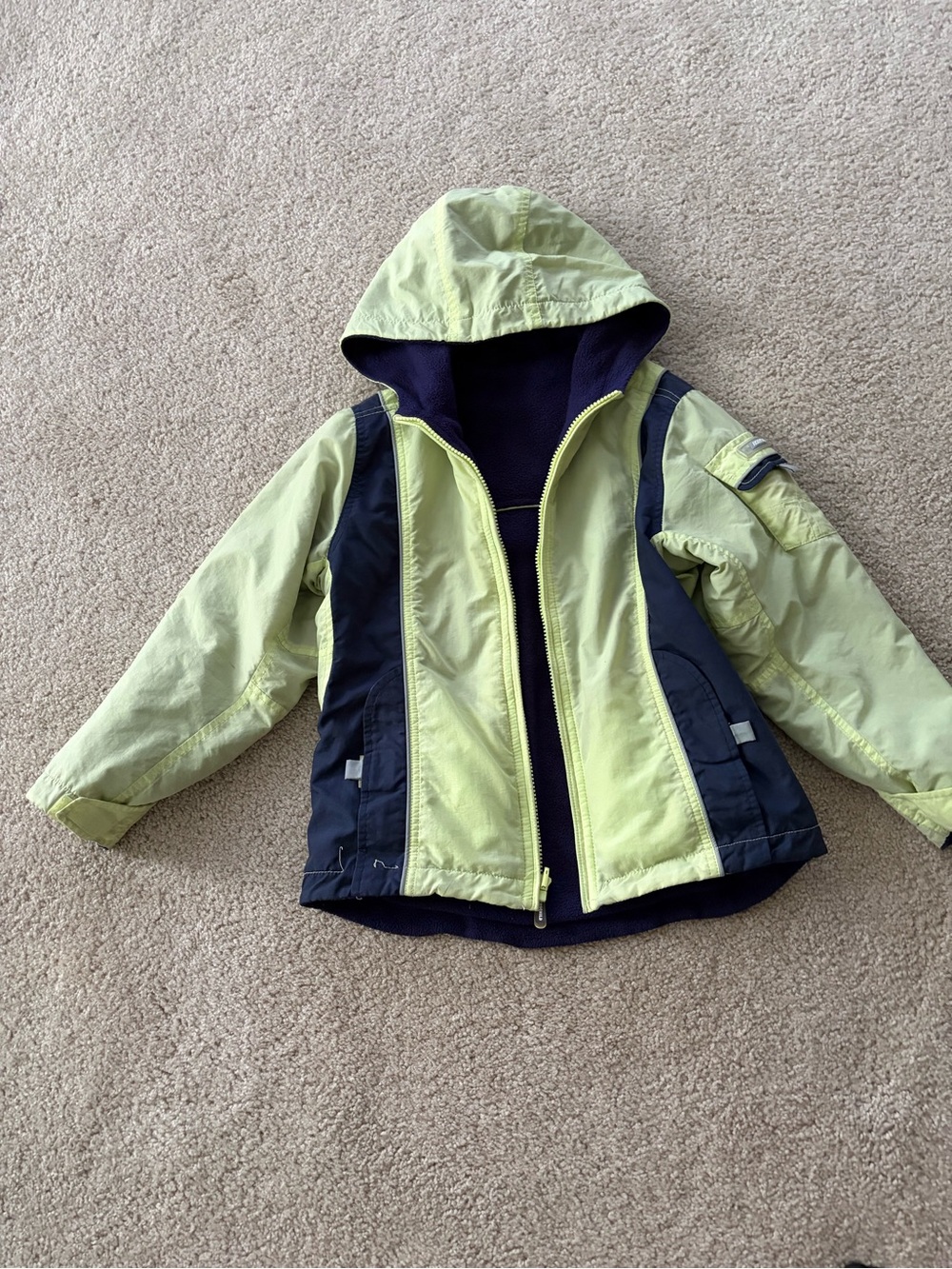 Girls reversible spring jacket
